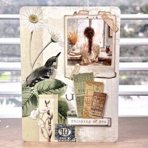 Handmade “Thinking of You” Greeting Card